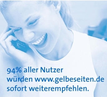 94 % aller Nutzer würden www.gelbeseiten.de sofort weiterempfehlen